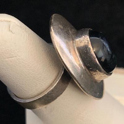 Collection of Sterling Rings with Natural Stones (MB-HS)