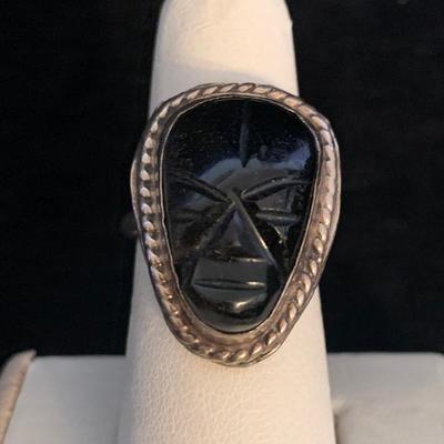 Collection of Sterling Rings with Natural Stones (MB-HS)