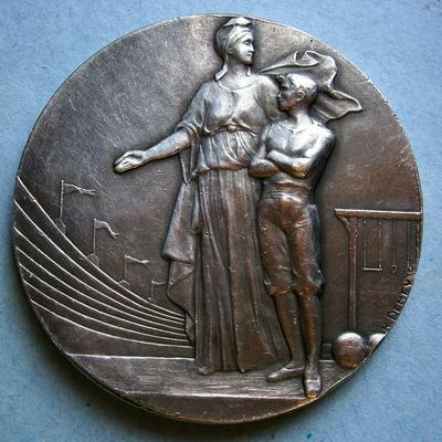 French Silver Medallion by H. Demey