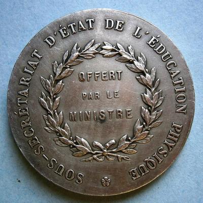 French Silver Medallion by H. Demey