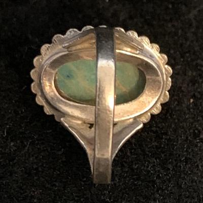 Tiger Eye Poison Ring plus Turquoise, Amber, & Malachite Sterling Jewelry (MB-HS)