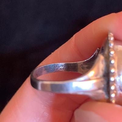 Tiger Eye Poison Ring plus Turquoise, Amber, & Malachite Sterling Jewelry (MB-HS)