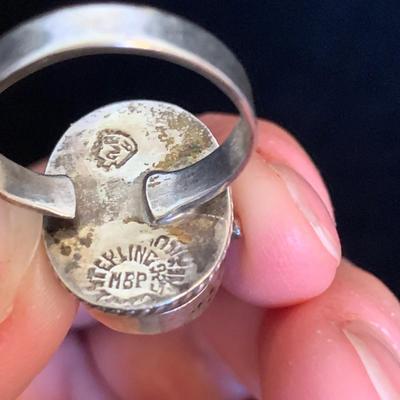 Tiger Eye Poison Ring plus Turquoise, Amber, & Malachite Sterling Jewelry (MB-HS)