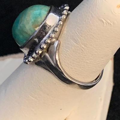 Tiger Eye Poison Ring plus Turquoise, Amber, & Malachite Sterling Jewelry (MB-HS)