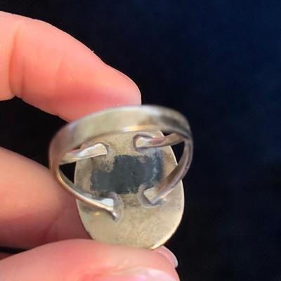 Tiger Eye Poison Ring plus Turquoise, Amber, & Malachite Sterling Jewelry (MB-HS)