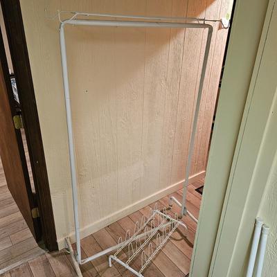 Rolling Clothes Rack & Shoe Rack (BO-JS)