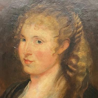 19C Master Oil Painting / Female portrait