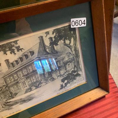 Framed Williamsburg VA Prints
