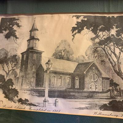 Framed Williamsburg VA Prints