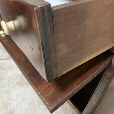 End Table Magazine Rack Nightstand