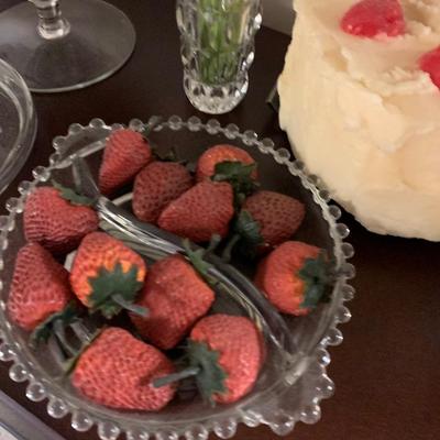 Unusual Vintage Faux Fruit / Candy Displays & Containers