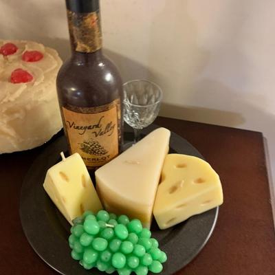 Unusual Vintage Faux Fruit / Candy Displays & Containers