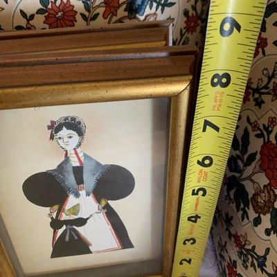 THREE Vintage Prints Framed w/ Certs
