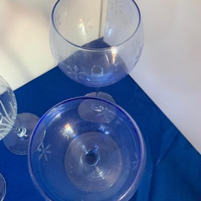 Wine Stemware Lot - Cool Multicolor Base MCM Set + Others