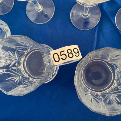 Clear Etched Crystal Lot + Others