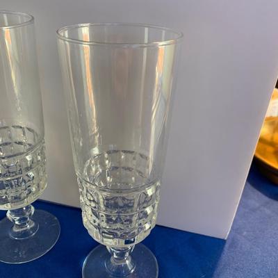Clear Etched Crystal Lot + Others