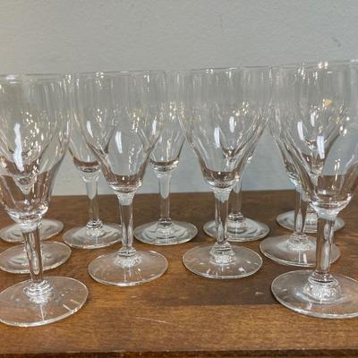 Small wine glasses 9 pc set