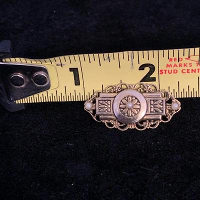 Wood Jewelry Box with Sterling Jewelry & More (MB-HS)