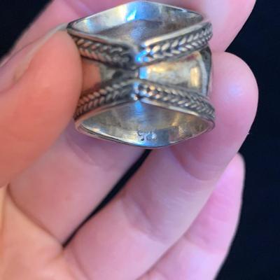 Wood Jewelry Box with Sterling Jewelry & More (MB-HS)