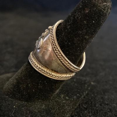 Wood Jewelry Box with Sterling Jewelry & More (MB-HS)