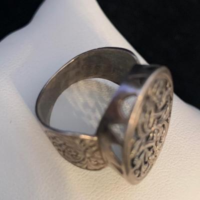 Wood Jewelry Box with Sterling Jewelry & More (MB-HS)