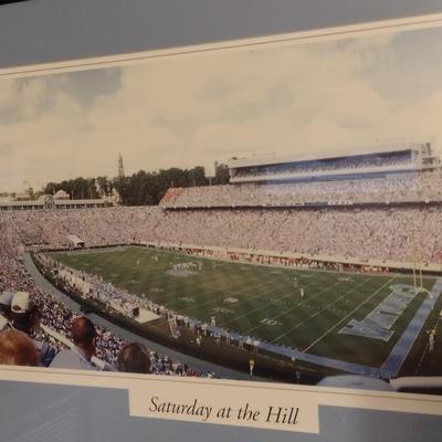 Framed Photo Print of University of North Carolina 'Saturday at the Hill' Football Stadium