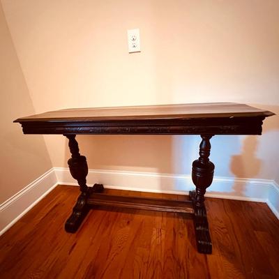 antique entry table