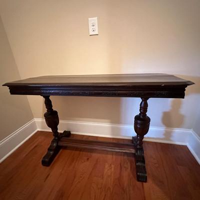 antique entry table