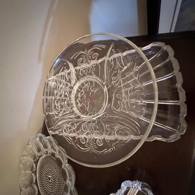 clear glass crystal lot