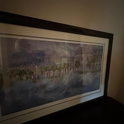 framed charleston print