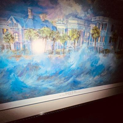 framed charleston print