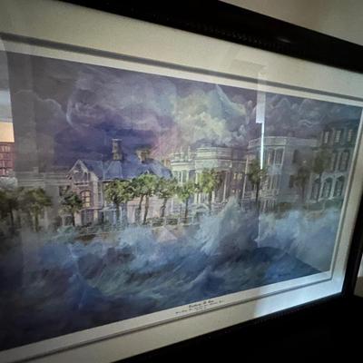 framed charleston print