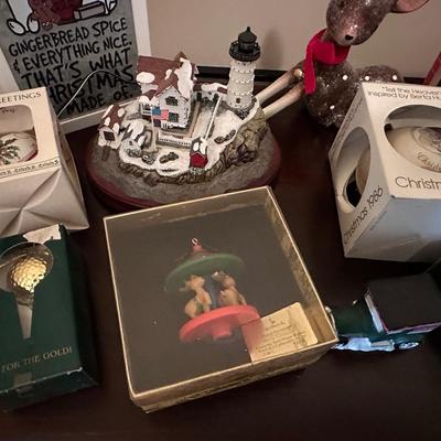 collectable Christmas ornament lot