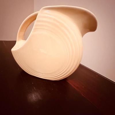 Yellow Fiestaware pitcher