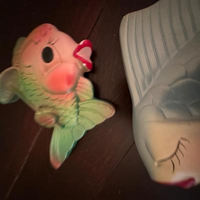Vintage chalkware wall dÃ©cor lot