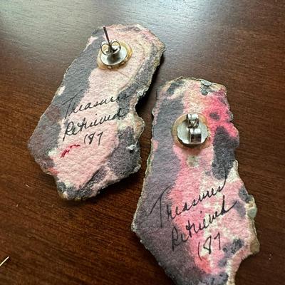 costume jewelry earring lot
