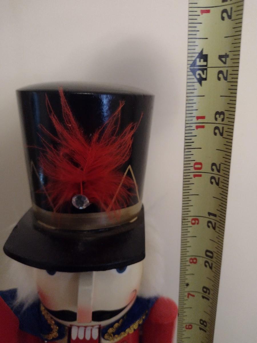 Large Wood Castle Guard Nutcracker 24"