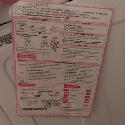 LG Front Load Washing Machine w/ Storage Pedestal (L-BBL)