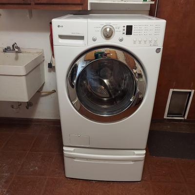 LG Front Load Washing Machine w/ Storage Pedestal (L-BBL)
