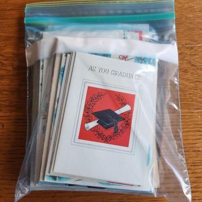 Bag of Vintage Graduation Cards