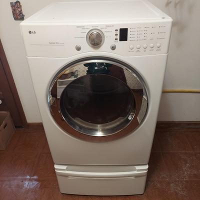 LG Gas Dryer w/ Storage Pedestal (L-BBL)