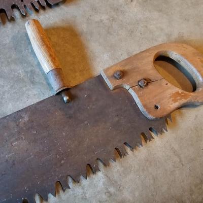 Pair of Vintage Crosscut Saws  (LG-JS)
