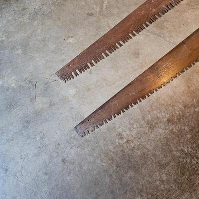 Pair of Vintage Crosscut Saws  (LG-JS)