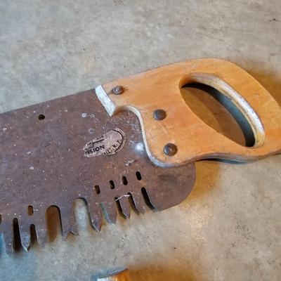 Pair of Vintage Crosscut Saws  (LG-JS)