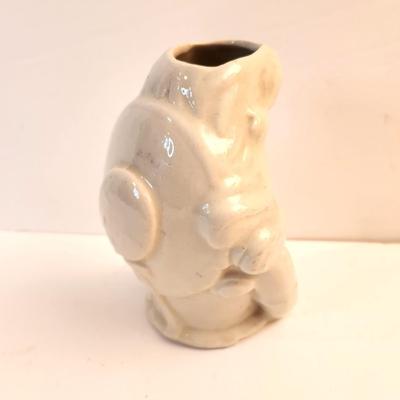 Lot #1D   Vintage Ceramic Head Vase - Woman with Bonnet