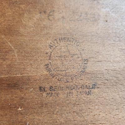 Woven Stool & Wooden Milking Stool