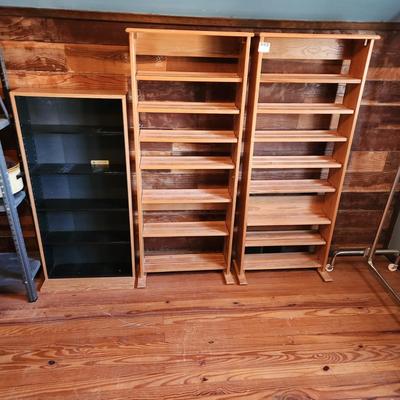3 CD Music  DVD  storage Cabinets