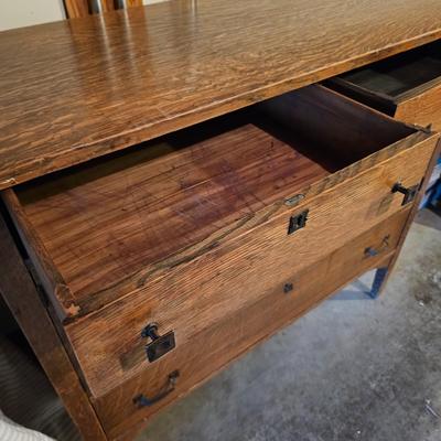 Quarter-Sawn Oak Buffet/Storage Cabinet (LG-JS)