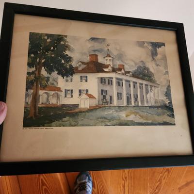 Lot of 8 Framed wall Art Williamsburg Long Island