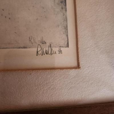 Lot of 8 Framed wall Art Williamsburg Long Island